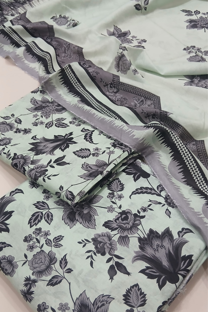 3PC PRINTED LAWN