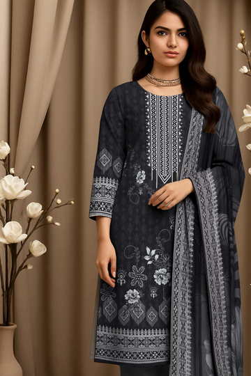 3PC PRINTED LAWN